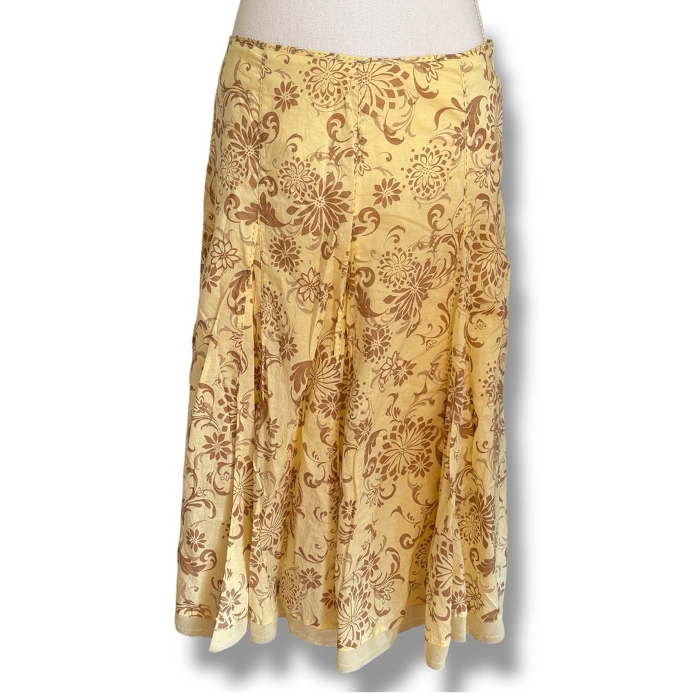 apt. 9 A - Lined Floral Midi Skirt - Picture 2 of 10